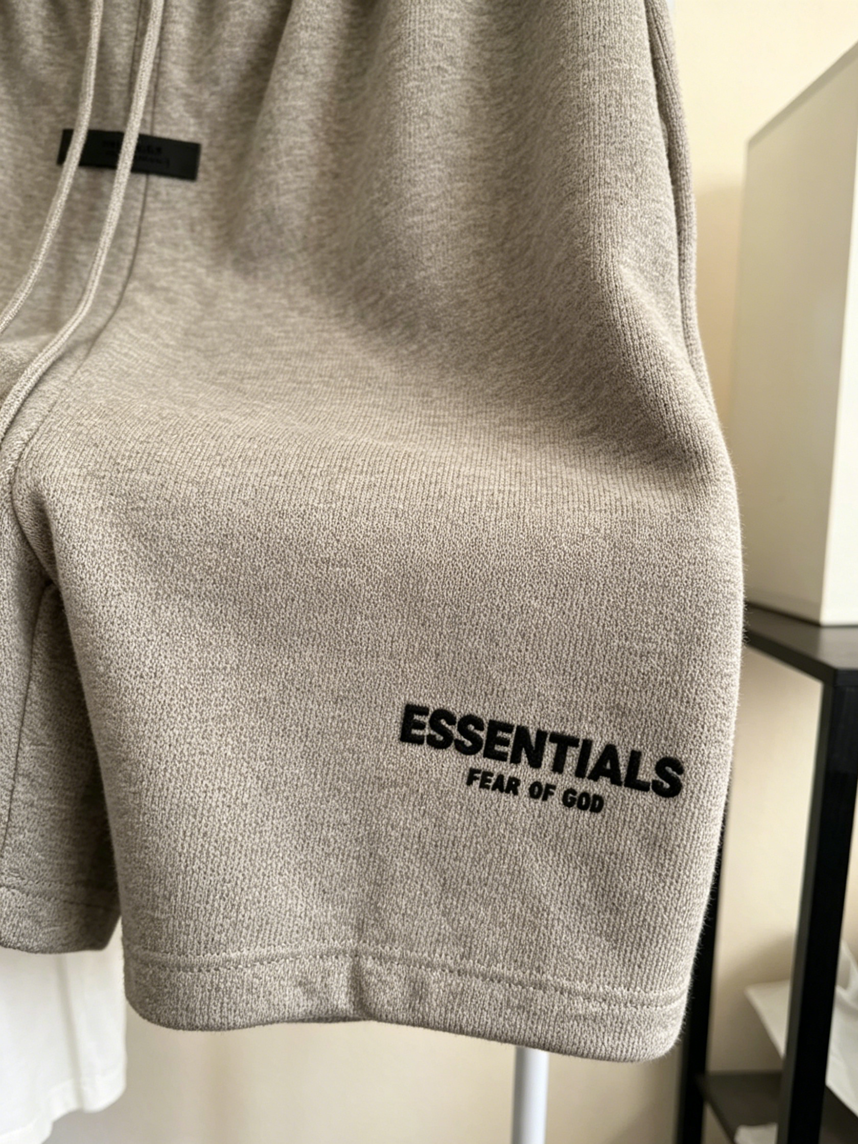 Essentials Minimal Logo Matching Tracksuit Set, Men’s Crew Neck Short Sleeve T-Shirt & Sweat Shorts Two-Piece Outfit