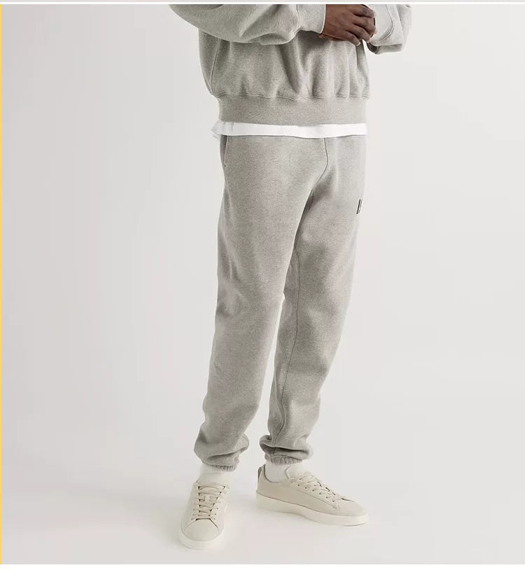 Men's Oversized Jogger Sweatpants, Soft Cuffed Track Pants